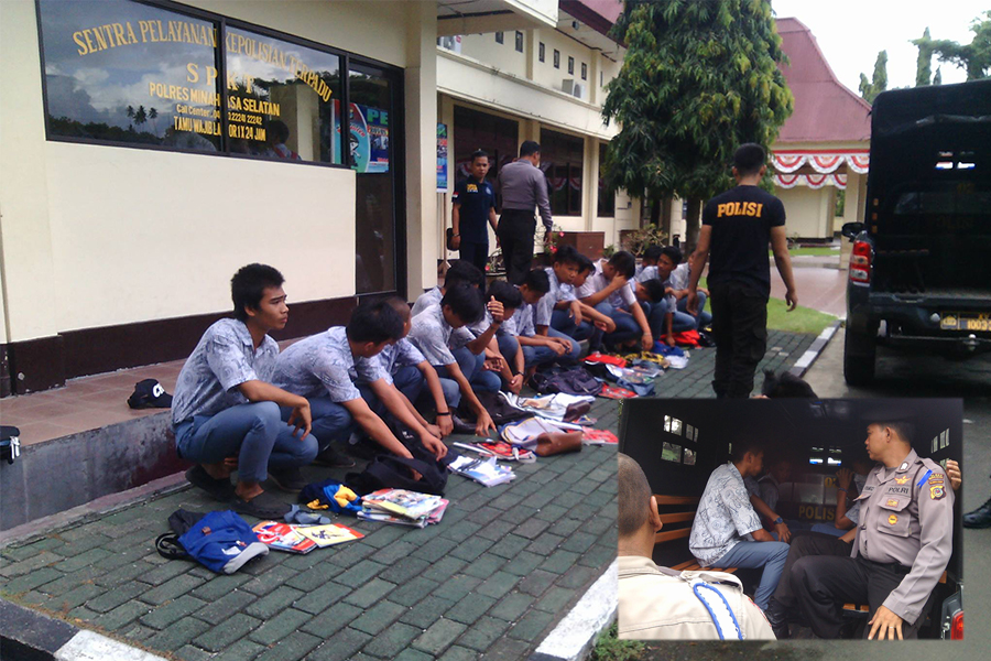 Terlibat Tawuran, 24 Siswa Diamankan Polisi